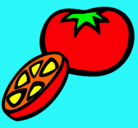 Dibujo Tomate pintado por LAUTAROZ