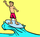 Dibujo Surfista pintado por rrenatagenatag