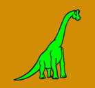 Dibujo Braquiosaurio pintado por rui4