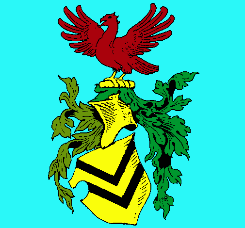 Escudo de armas y aguila 