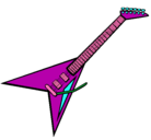Dibujo Guitarra eléctrica II pintado por McFly