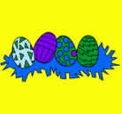 Dibujo Huevos de pascua III pintado por ariadna