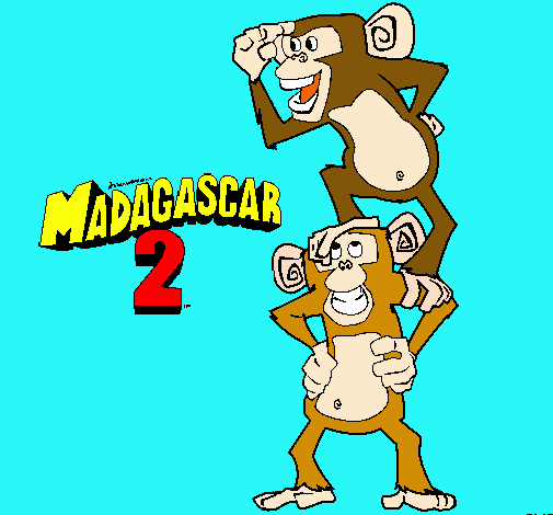 Madagascar 2 Manson y Phil