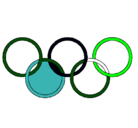 Dibujo Anillas de los juegos olimpícos pintado por OSCARALEXANDER