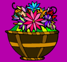 Dibujo Cesta de flores 11 pintado por danimelisdevenezuela
