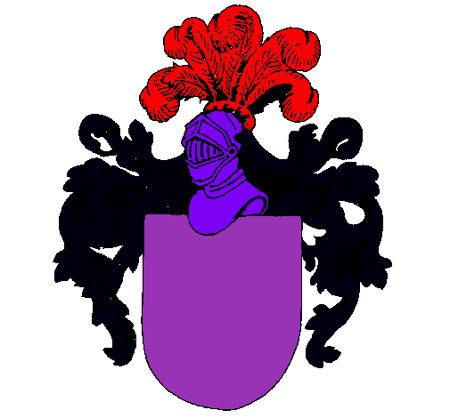 Escudo de armas y casco