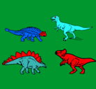 Dibujo Dinosaurios de tierra pintado por alejandro