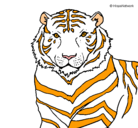 Dibujo Tigre pintado por lobosombra