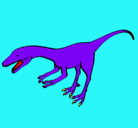 Dibujo Velociraptor II pintado por NATALIA