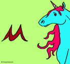 Dibujo Unicornio pintado por cristinalopezrubianes