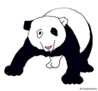 Dibujo Oso panda pintado por carpazfernandez