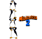 Dibujo Madagascar 2 Pingüinos pintado por JOAQUIN0001