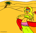 Dibujo Sahara pintado por sara*