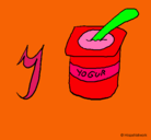 Dibujo Yogur pintado por alondra