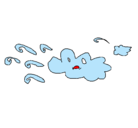 Dibujo Nube pintado por ivan