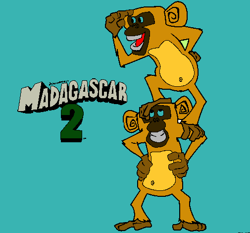 Madagascar 2 Manson y Phil