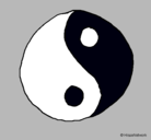 Dibujo Yin yang pintado por EvaAlbertMora