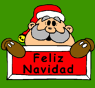 Dibujo Feliz Navidad pintado por hanae