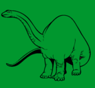 Dibujo Braquiosaurio II pintado por augusto