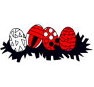 Dibujo Huevos de pascua III pintado por ursulaivilasnoya