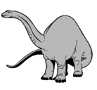 Dibujo Braquiosaurio II pintado por vero
