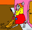 Dibujo La ratita presumida 1 pintado por victoria