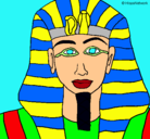Dibujo Tutankamon pintado por victttor