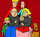 Dibujo Familia pintado por brandon