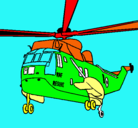 Dibujo Helicóptero al rescate pintado por josesito
