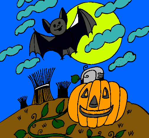 Paisaje de Halloween