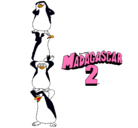 Dibujo Madagascar 2 Pingüinos pintado por pablo