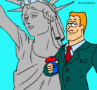 Dibujo Estados Unidos de América pintado por gatanegra