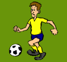 Dibujo Jugador de fútbol pintado por ELIAS