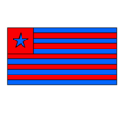 Dibujo Liberia pintado por ivan