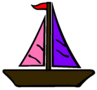 Dibujo Barco velero pintado por axel