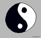 Dibujo Yin yang pintado por joselozano