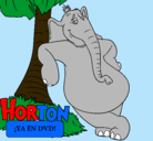 Dibujo Horton pintado por tavo