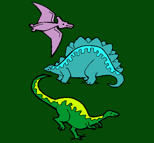 Tres clases de dinosaurios