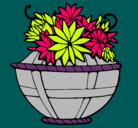 Dibujo Cesta de flores 11 pintado por ivettina