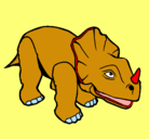 Dibujo Triceratops II pintado por Aylin
