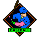 Dibujo Logo de béisbol pintado por orlando