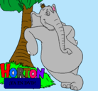 Dibujo Horton pintado por EIMY