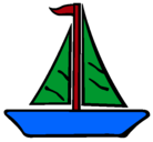 Dibujo Barco velero pintado por samuel