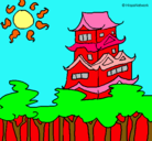 Dibujo Casa japonesa pintado por diomo.ffhxgbxhcgh
