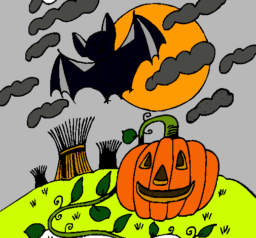 Paisaje de Halloween