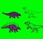 Dibujo Dinosaurios de tierra pintado por edwer