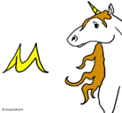 Dibujo Unicornio pintado por Lucia