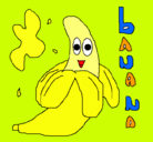 Dibujo Banana pintado por laia