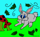 Dibujo Conejo pintado por fibi