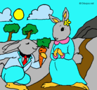 Dibujo Conejos pintado por EZEQUIEL